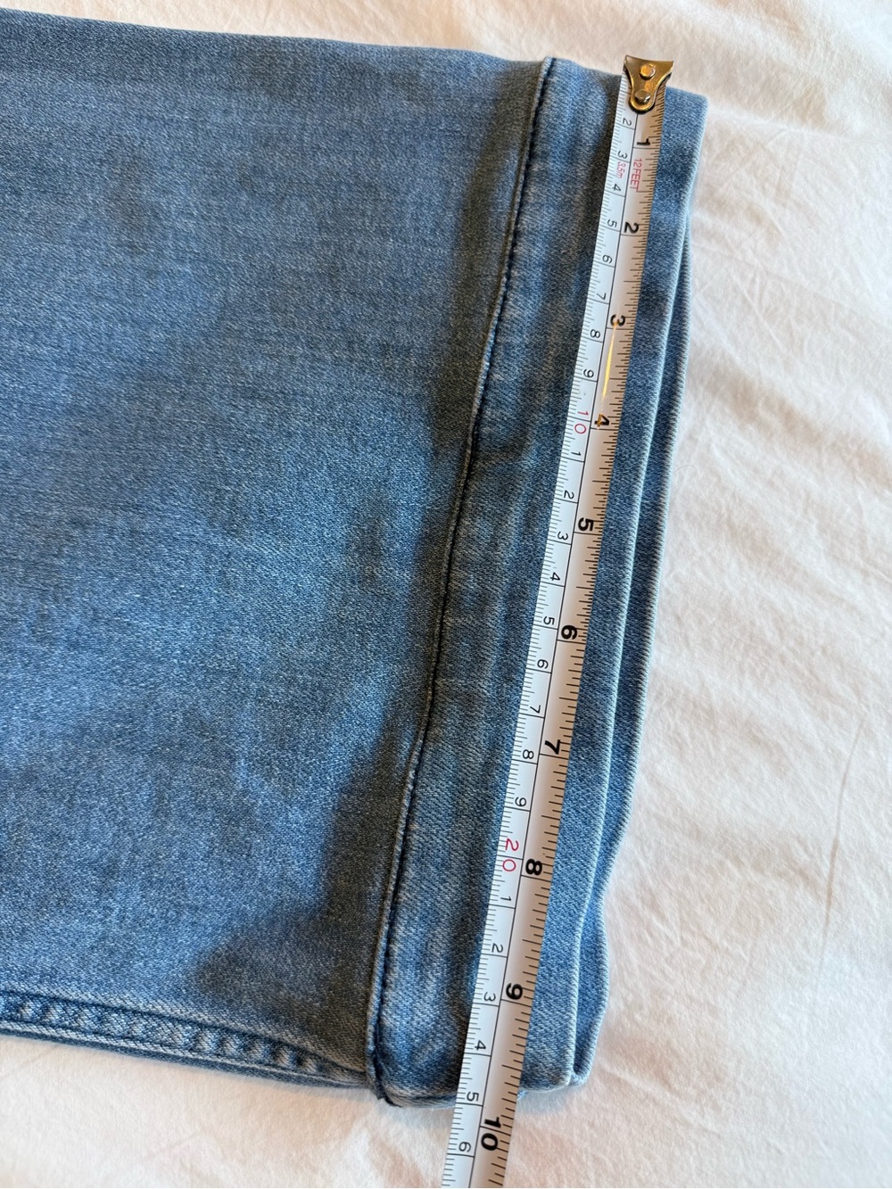Pilcro and the Letterpress Light Blue Stretch Wide-Leg Jeans. Size:30 - Picture 5 of 12